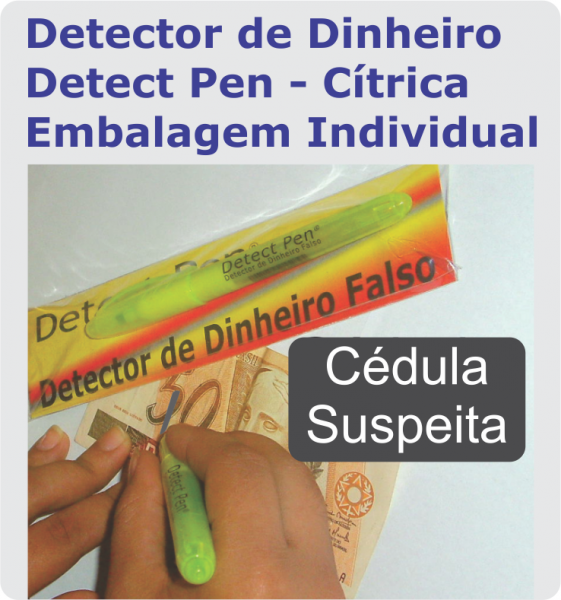 Caneta Detectora de Dinheiro Falso